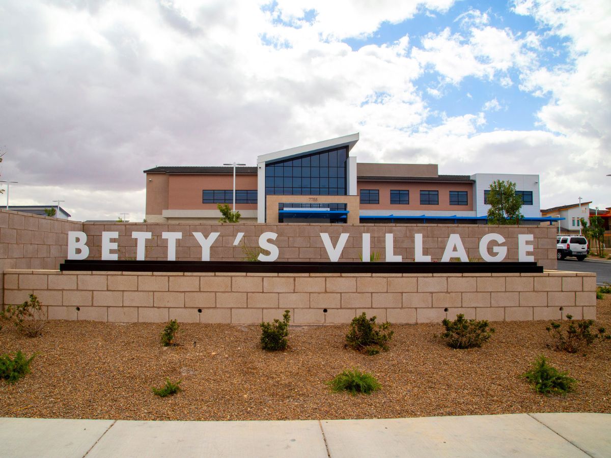 building with a sign that reads 'betty's village'